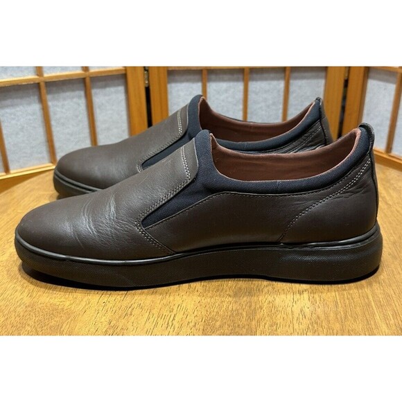 Samuel Hubbard Flight Slip-On Loafers Brown Leather Casual Sz 12M